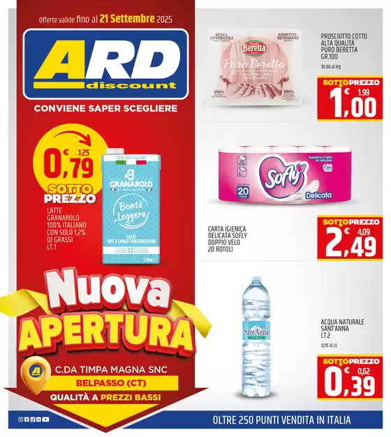 Volantino ARD Discount a Dolzago | Sottoprezzo | 2025-09-11T00:00:00.000Z - 2025-09-21T00:00:00.000Z