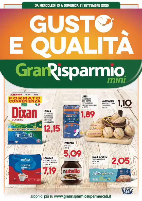 Gusto e qualita
