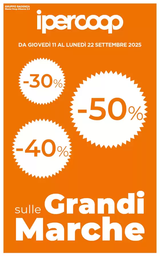 -30% 40% 50% sulle grandi marche