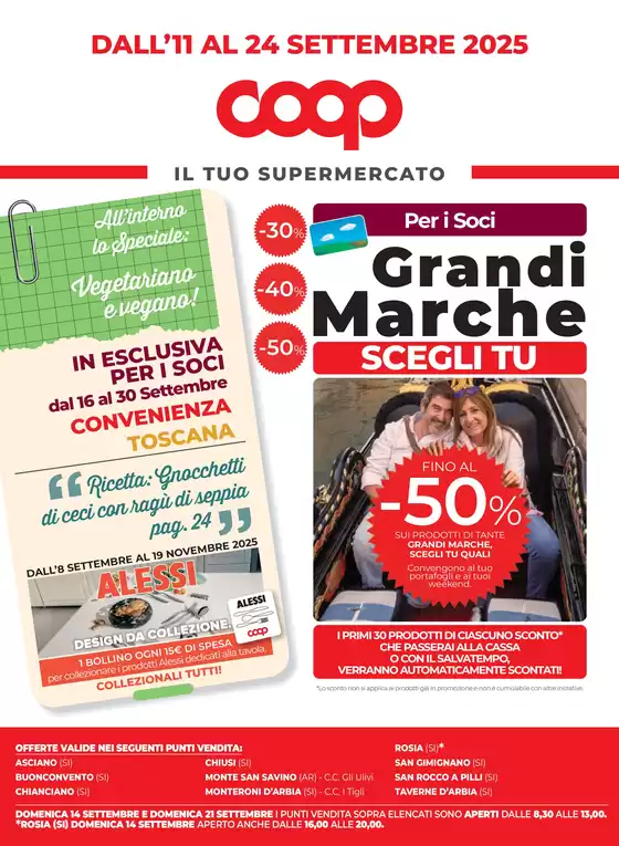 DALL’11 AL 24 SETTEMBRE 2025