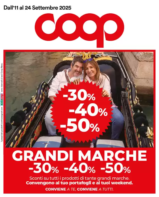Volantino Coop | Grandi marche | 2025-09-11T00:00:00.000Z - 2025-09-24T00:00:00.000Z