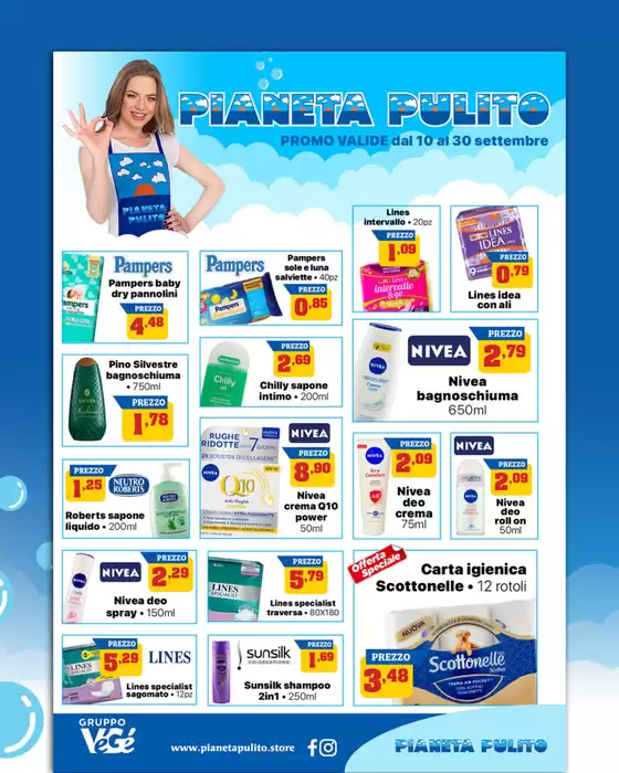 Promo valide dal 10 al 30 settembre