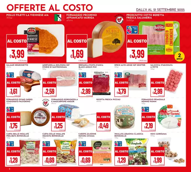 Offerte al costo