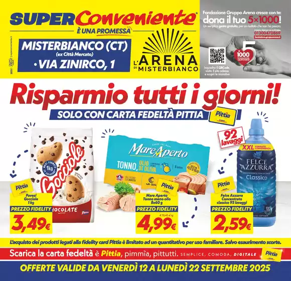 Risparmio tutti i giorni!