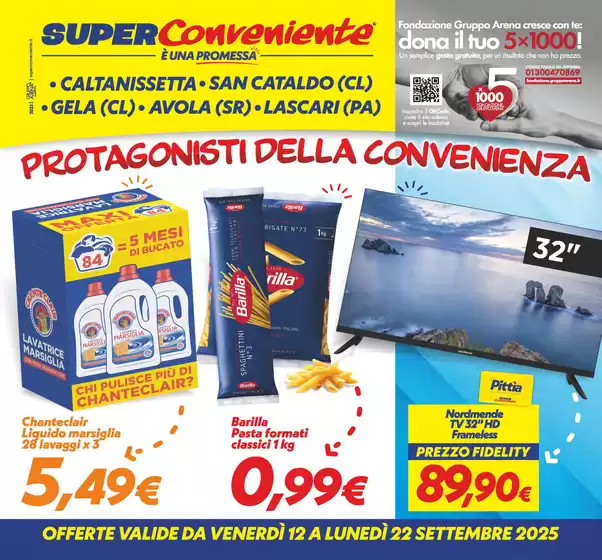 Volantino SuperConveniente a Niscemi | Protagonisti della convenienza! | 2025-09-12T00:00:00.000Z - 2025-09-22T00:00:00.000Z