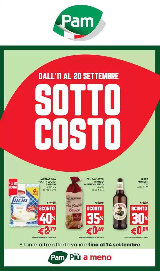 Volantino Pam a Imperia | Sotto Costo  | 2025-09-11T00:00:00.000Z - 2025-09-24T00:00:00.000Z