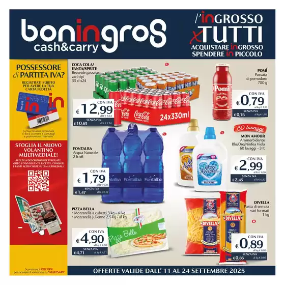 OFFERTE VALIDE DALL’ 11 AL 24 SETTEMBRE 2025