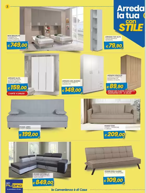 Promozione valida dall' 11 settembre al 5 ottobre