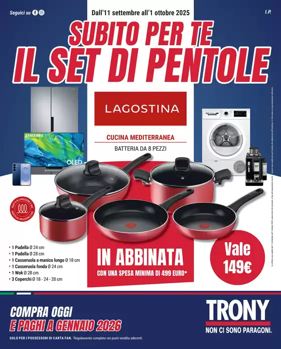 Subito per te e il set di pentole