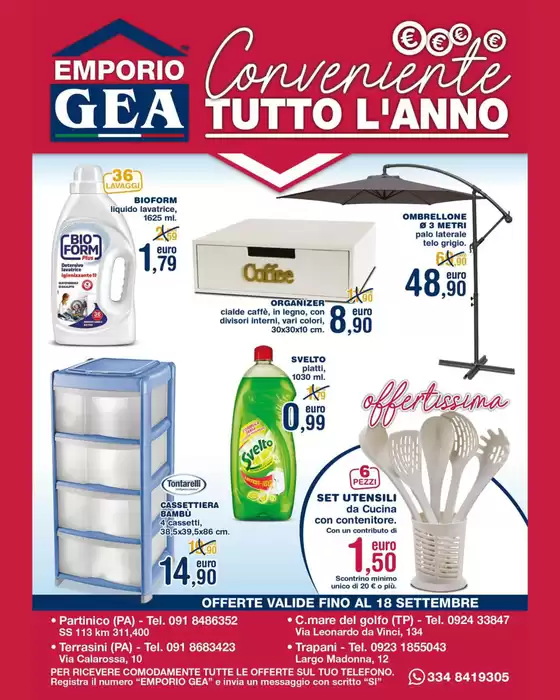 Conveniente tutto l'anno!