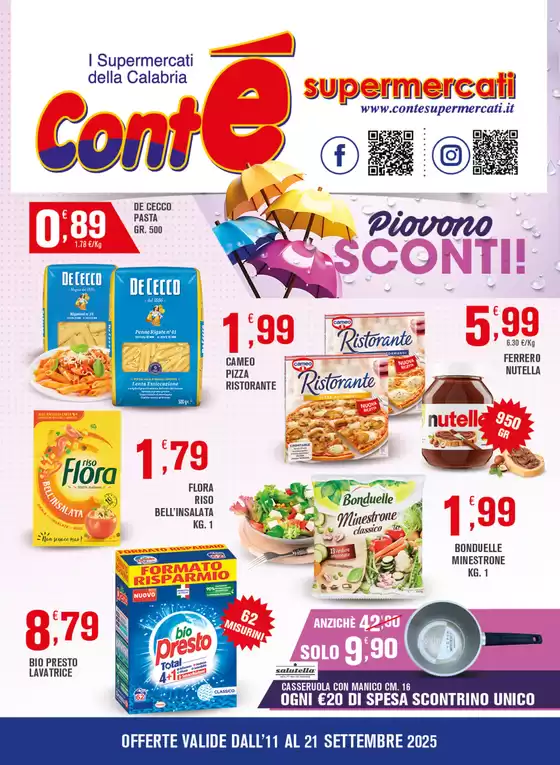 Piovono sconti!