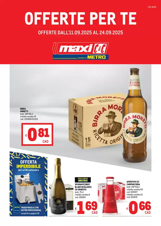 Volantino Metro | Offerte per Te - Maxi | 2025-09-11T00:00:00.000Z - 2025-09-24T00:00:00.000Z