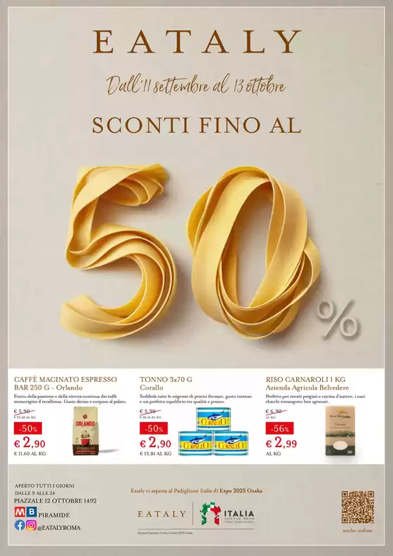 SCONTI FINO AL 50%