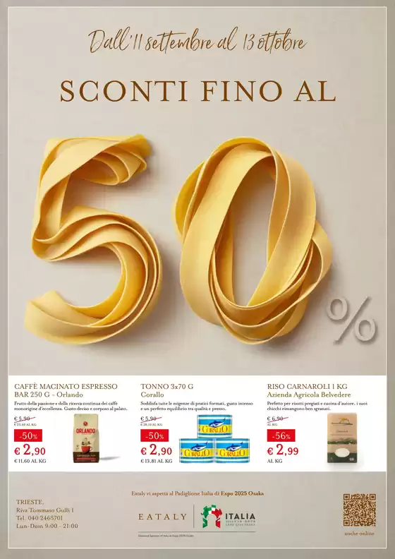 SCONTI FINO AL 50%