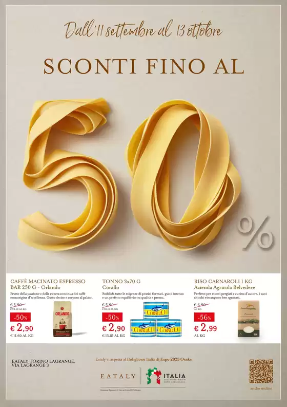 SCONTI FINO AL 50%