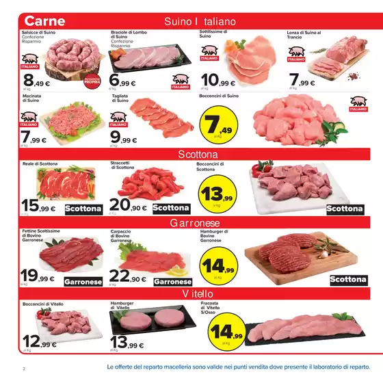 Sottocosto freschi