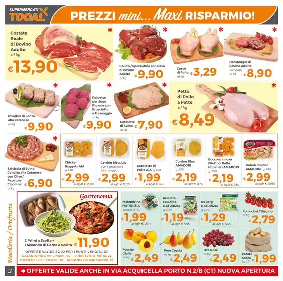 Prezzi mini... maxi risparmio!