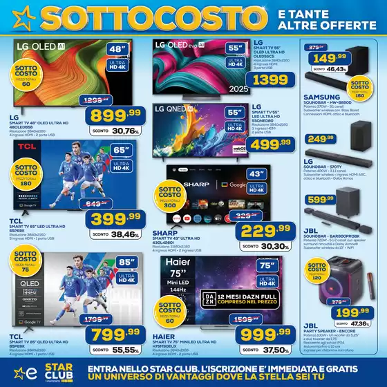 Sottocosto e tante altre offerte.