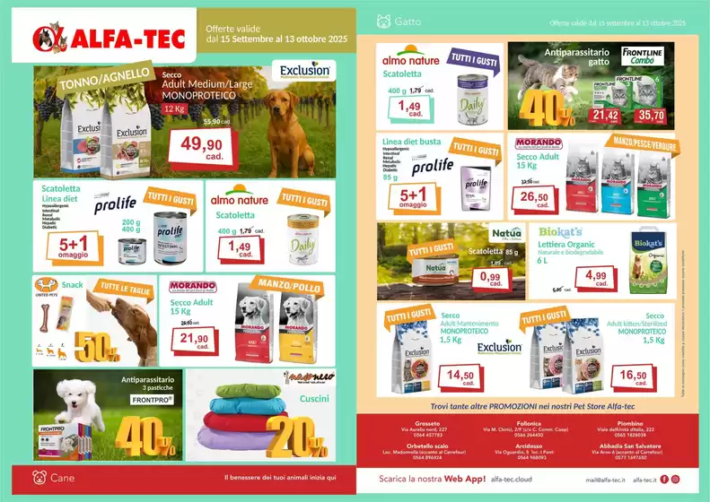 Volantino Alfa Tec | Offerte valide dal 15 settembre al 13 ottobre | 2025-09-15T00:00:00.000Z - 2025-10-13T00:00:00.000Z