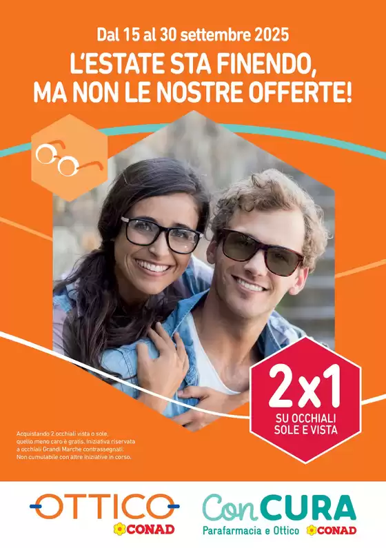 Volantino Parafarmacia Conad a Lugo | Promozione Ottico Concura Dal 15 Al 30 Settembre | 2025-09-15T00:00:00.000Z - 2025-09-30T00:00:00.000Z