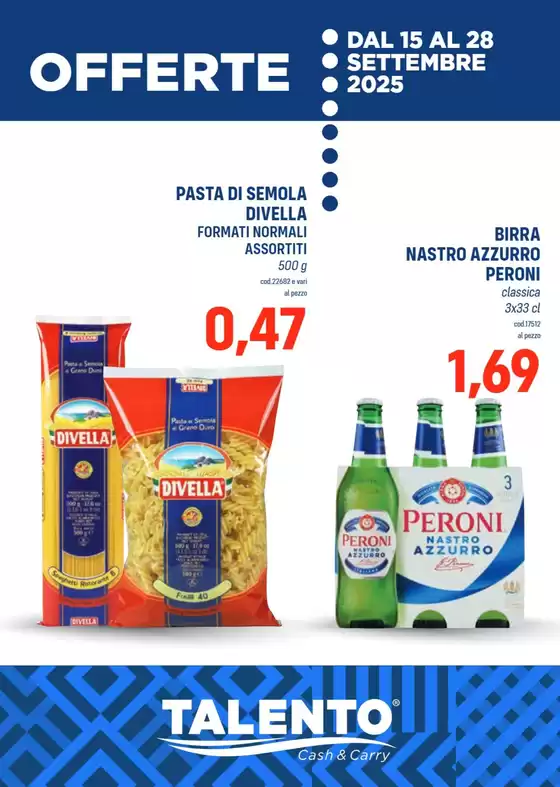 Dal 15 al 28 settembre 2025