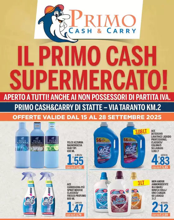 IL PRIMO CASH SUPERMERCATO!