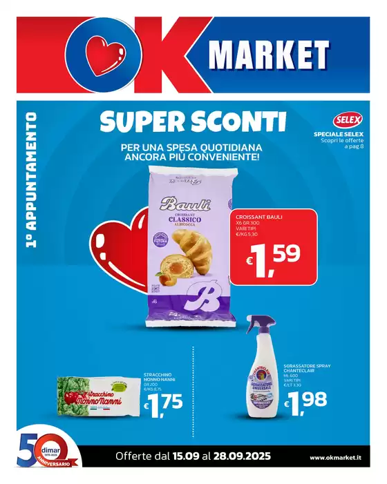 Offerte dal 15.09 al 28.09.2025