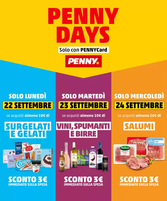 Volantino PENNY a Alzano Lombardo | Penny Days | 2025-09-19T00:00:00.000Z - 2025-09-24T00:00:00.000Z
