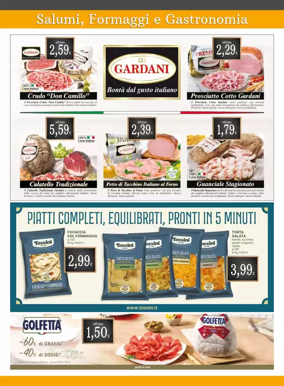 Prezzi tondi