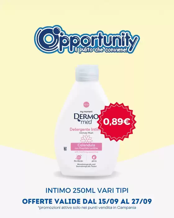 Offerte valide dal 15/09 al 27/09