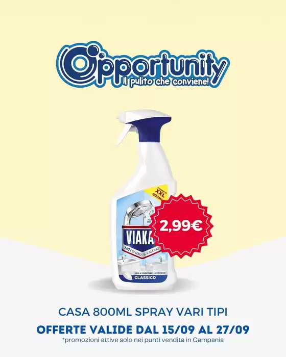 Offerte valide dal 15/09 al 27/09