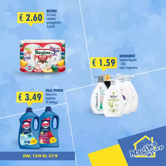 Offerte! Dal 15/9 al 27/9