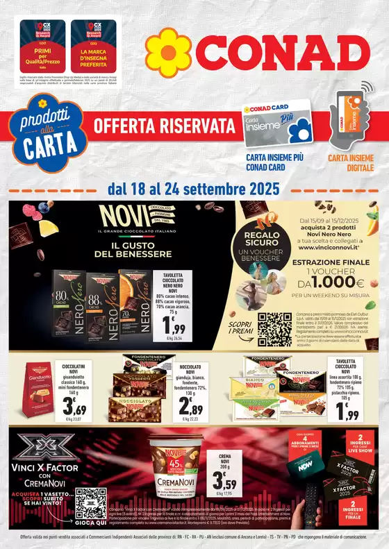 Volantino Conad a Ravenna | PRODOTTI ALLA CARTA | 2025-09-18T00:00:00.000Z - 2025-09-24T00:00:00.000Z