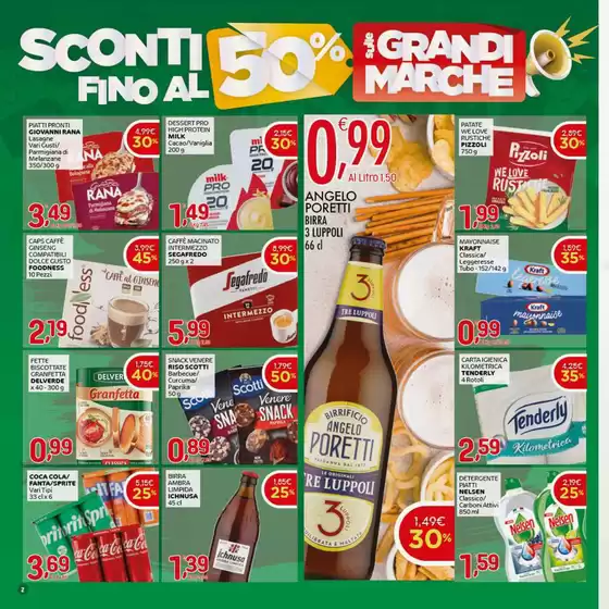 Sconti fino al 50% sulle grandi marche