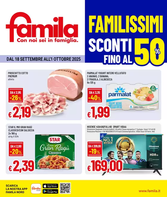 Familissimi Sconti fino al 50%