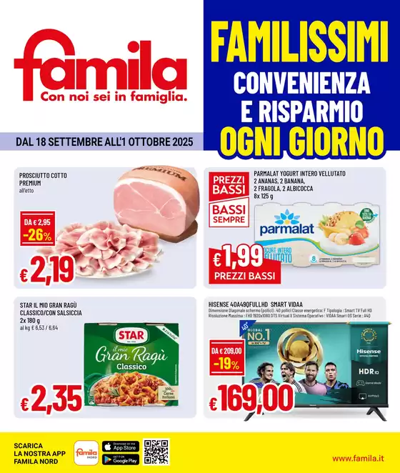 Familissimi Sconti fino al 50%