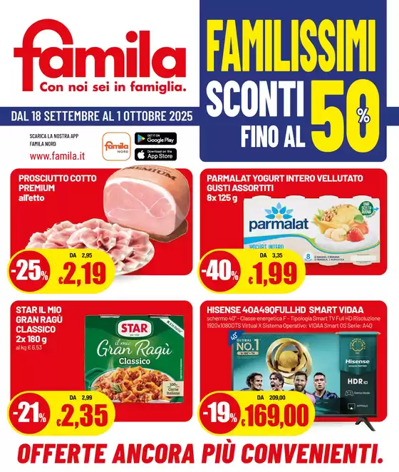 Familissimi Sconti fino al 50%