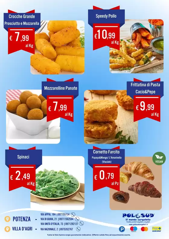 Offerte valide dal 16 al 30 settembre