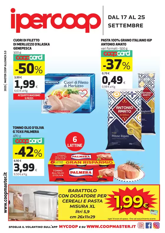 Dal 17 AL 25 settembre