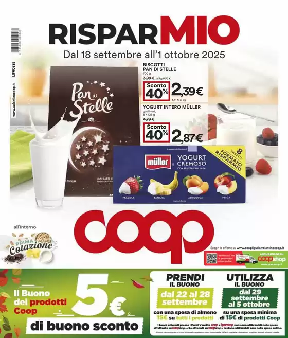 Volantino Coop | RisparMIO | 2025-09-18T00:00:00.000Z - 2025-10-01T00:00:00.000Z
