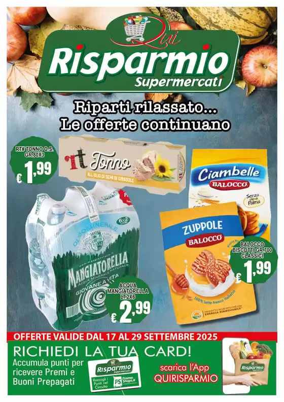 Volantino Mio Mercato a Carini | Riparti rilassato... Le offerte continuano | 2025-09-17T00:00:00.000Z - 2025-09-29T00:00:00.000Z