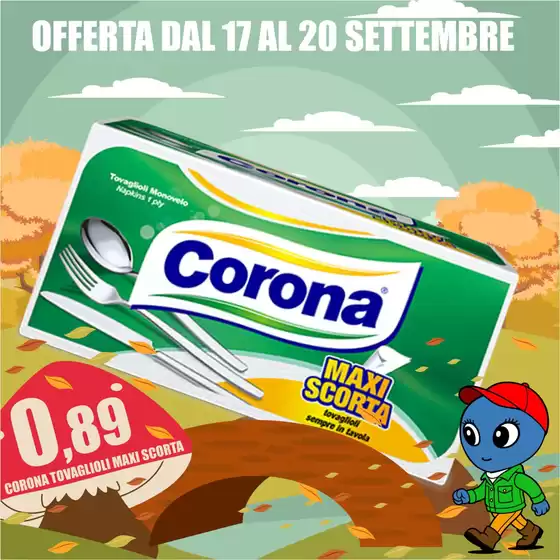 Offerta dal 17 al 20 settembre