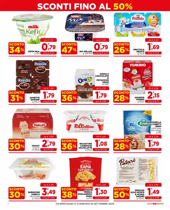 Sconti fino al 50%
