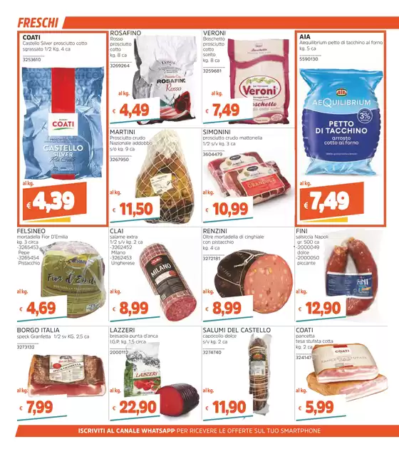 OFFERTE DAL 18 SETTEMBRE ALL’ 1 OTTOBRE 2025