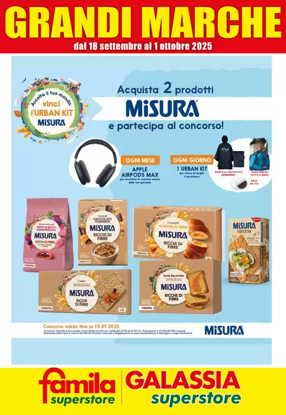 Volantino Famila Superstore a Montichiari | GRANDI MARCHE  | 2025-09-18T00:00:00.000Z - 2025-10-01T00:00:00.000Z