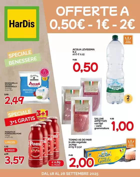 Offerte a 0,50 euro 1 euro 2 euro 