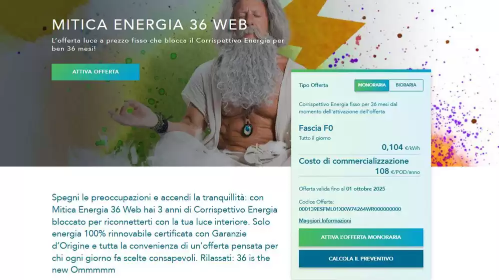 Volantino Dolomiti Energia a Lanciano | Mitica energia 36 web | 2025-09-18T00:00:00.000Z - 2025-10-01T00:00:00.000Z