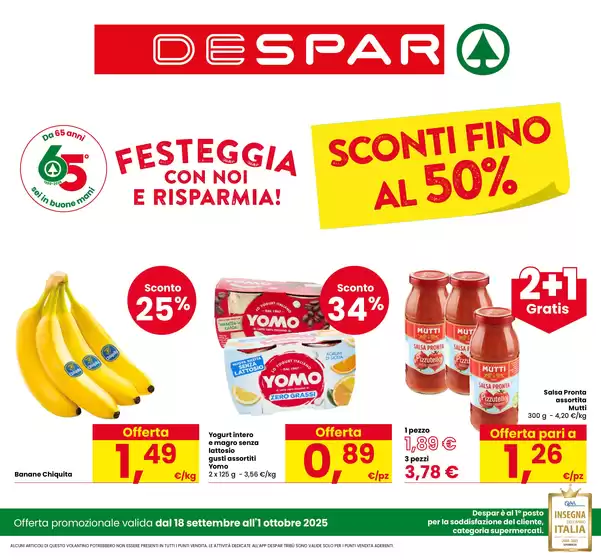 Sconti fino al 50%