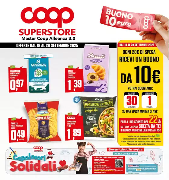 OFFERTE DAL 18 AL 29 SETTEMBRE 2025