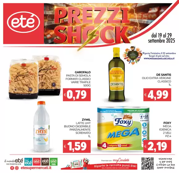 Volantino Etè a Nocera Inferiore | Prezzi Shock | 2025-09-19T00:00:00.000Z - 2025-09-29T00:00:00.000Z